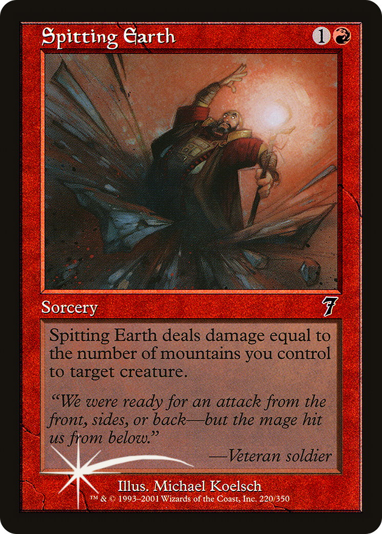 Spitting Earth (7ED-220) [7th Edition]
