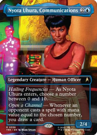 Nyota Uhura, Communications (Borderless) (TRK-358) [Star Trek]