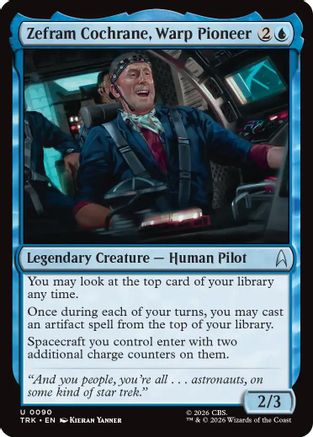 Zephram Cochrane, Warp Pioneer (TRK-090) [Star Trek] Foil