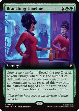 Branching Timeline (Extended Art) (TRK-466) [Star Trek]