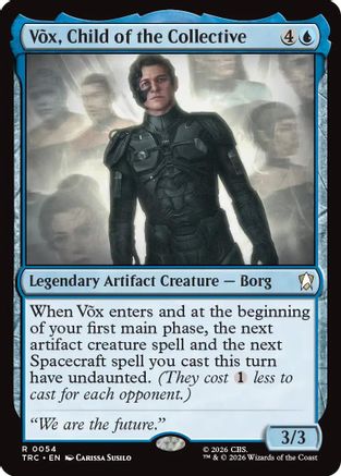 Vox, Child of the Collective (Surge Foil) (TRC-054) [Commander: Star Trek] Foil