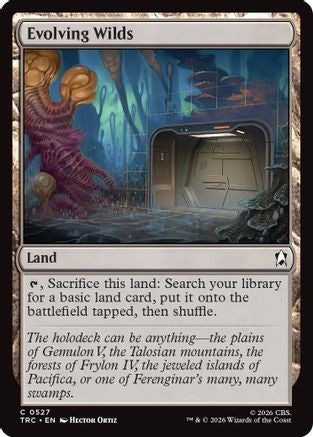 Evolving Wilds (Surge Foil) (TRC-527) [Commander: Star Trek] Foil