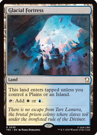 Glacial Fortress (Surge Foil) (TRC-535) [Commander: Star Trek] Foil