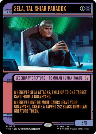 Sela, Tal Shiar Paradox (Showcase) (TRK-379) [Star Trek] Foil