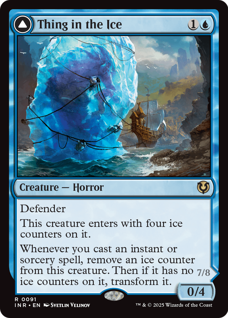 Thing in the Ice (INR-091) [Innistrad Remastered]