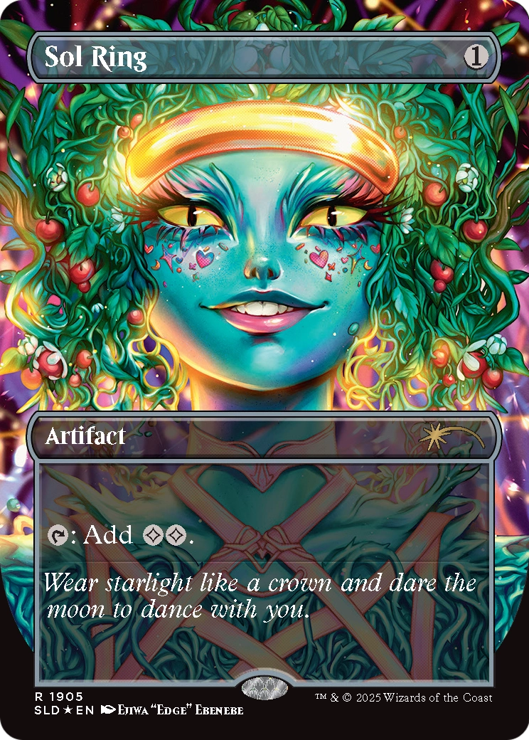 Sol Ring (SLD-1905) (Double Rainbow Foil) (Borderless) [Secret Lair Drop] Foil