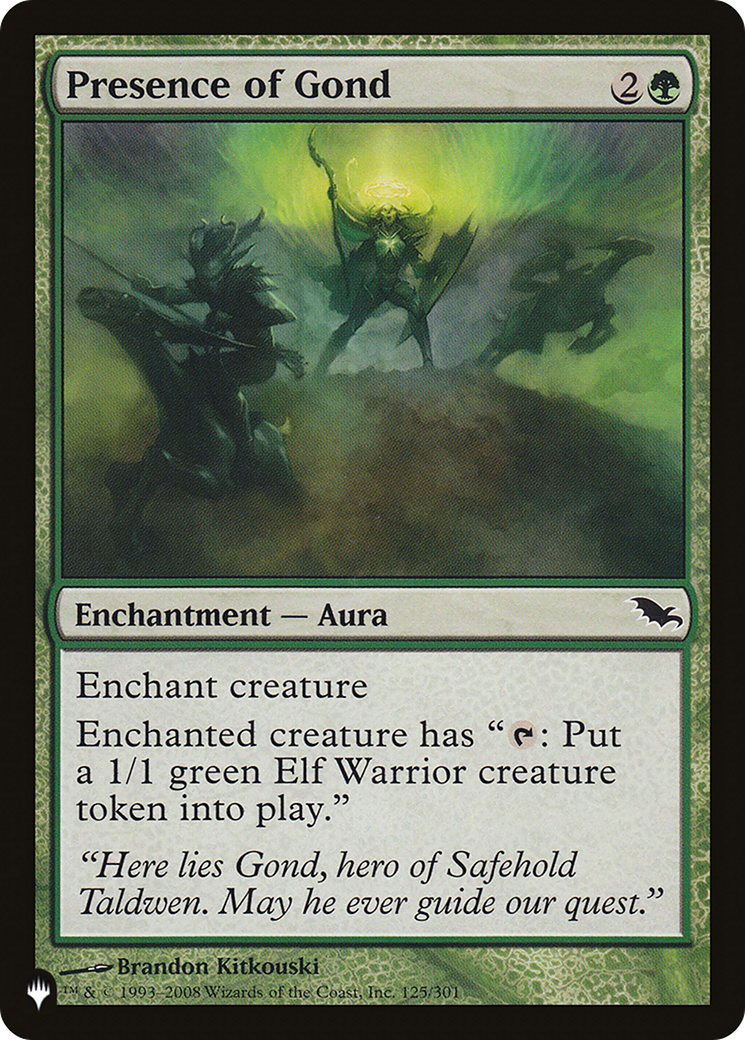 Presence of Gond (LIST-125/301) [The List]