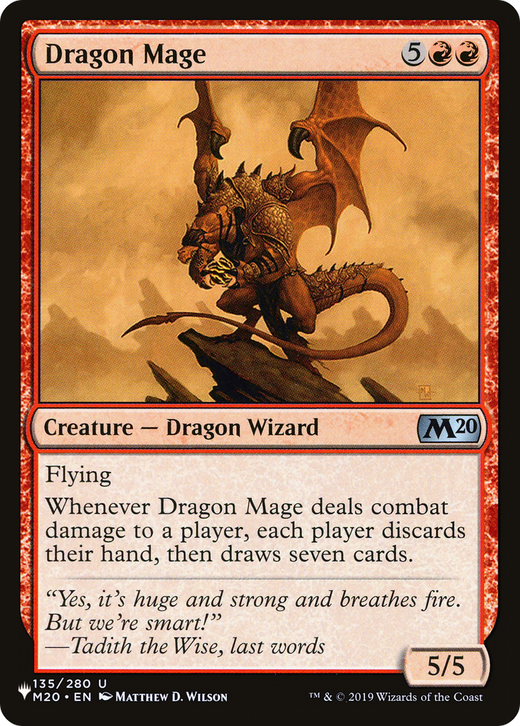Dragon Mage (LIST-135/280) [The List]