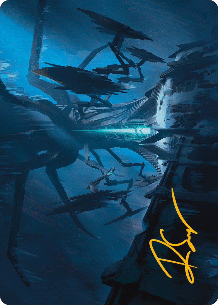 Yggdrasil, Rebirth Engine Art Card (Gold-Stamped Signature) (ASACR-010) (Borderless) [Assassin's Creed Art Series] Foil