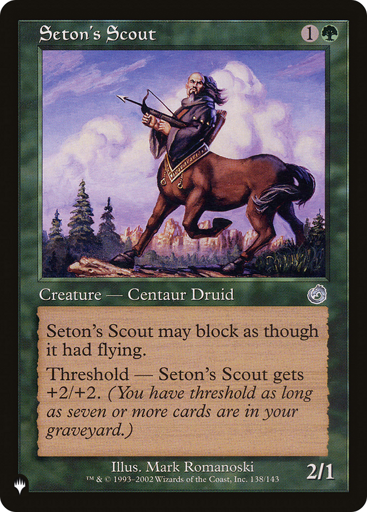 Seton's Scout (LIST-138/143) [The List]
