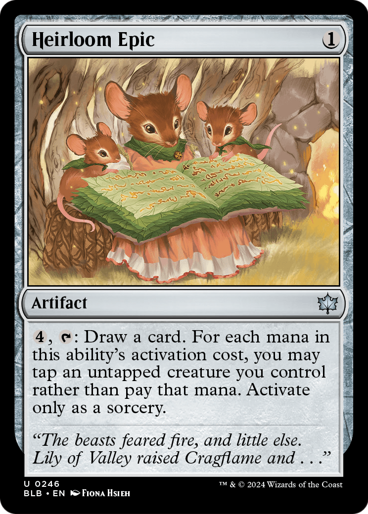 Heirloom Epic (BLB-246) [Bloomburrow] Foil