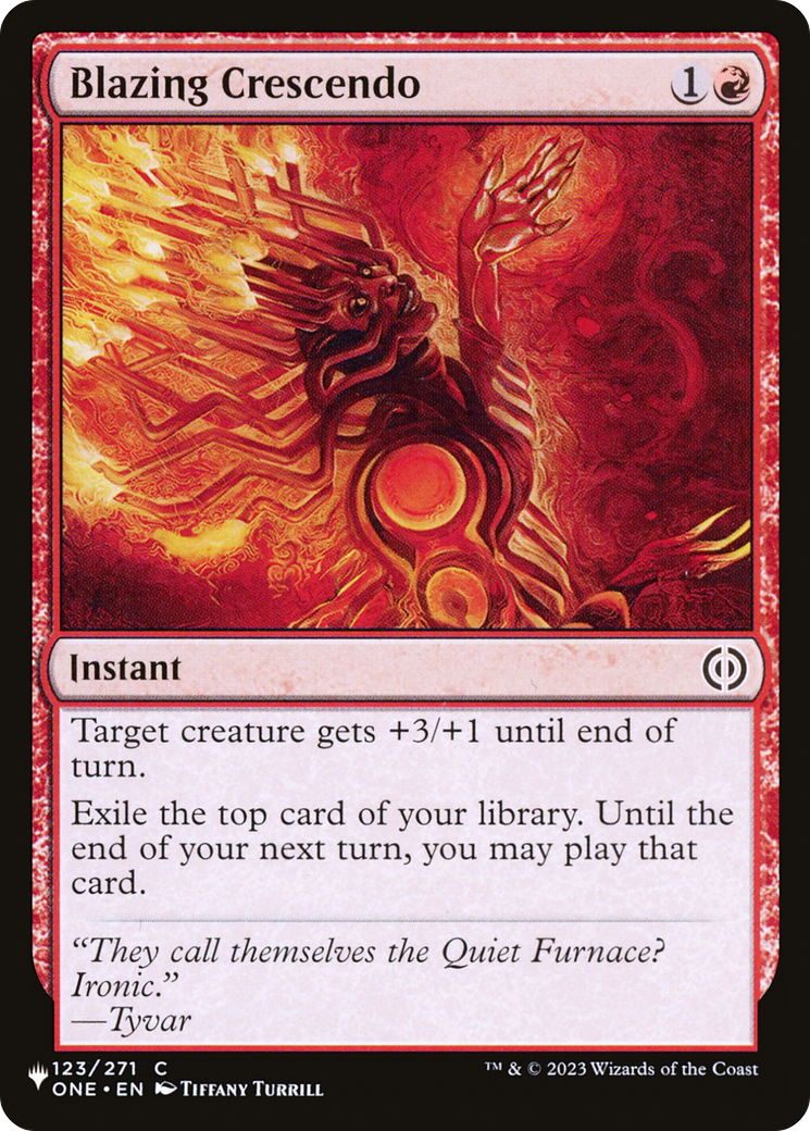 Blazing Crescendo (LIST-123/271) [The List]