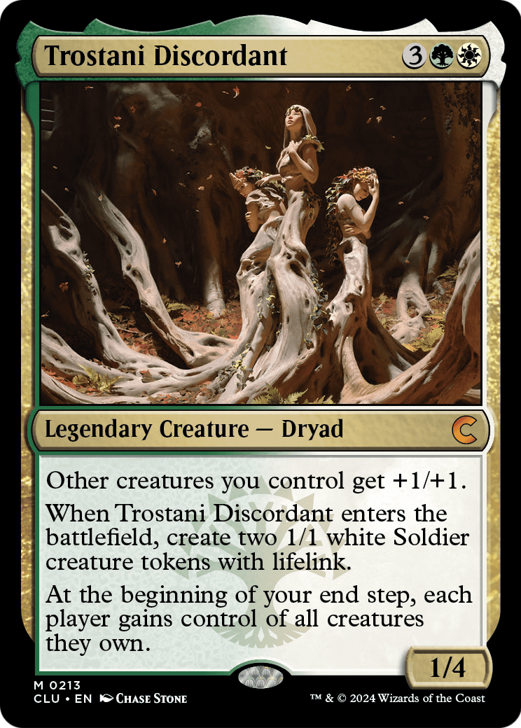 Trostani Discordant (CLU-213) [Ravnica: Clue Edition]