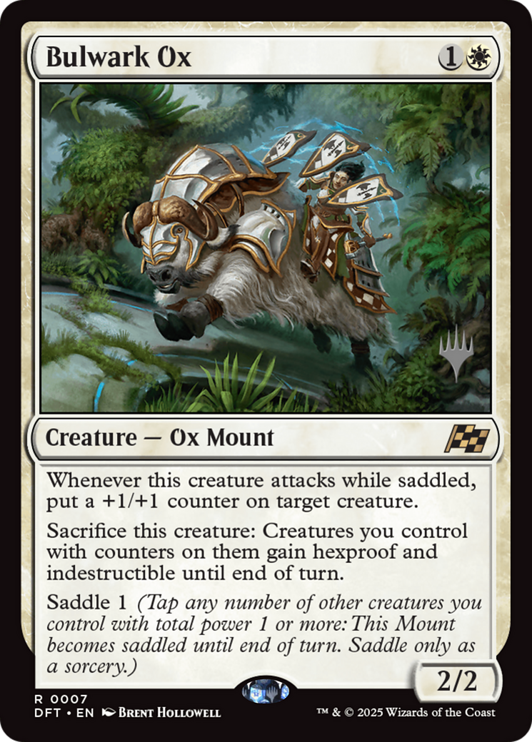 Bulwark Ox (PPDFT-007) [Promo Pack: Aetherdrift] Foil