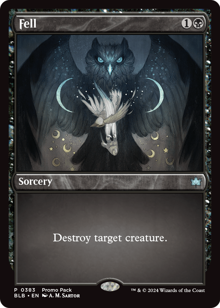 Fell (PPBLB-383) [Promo Pack: Bloomburrow] Foil
