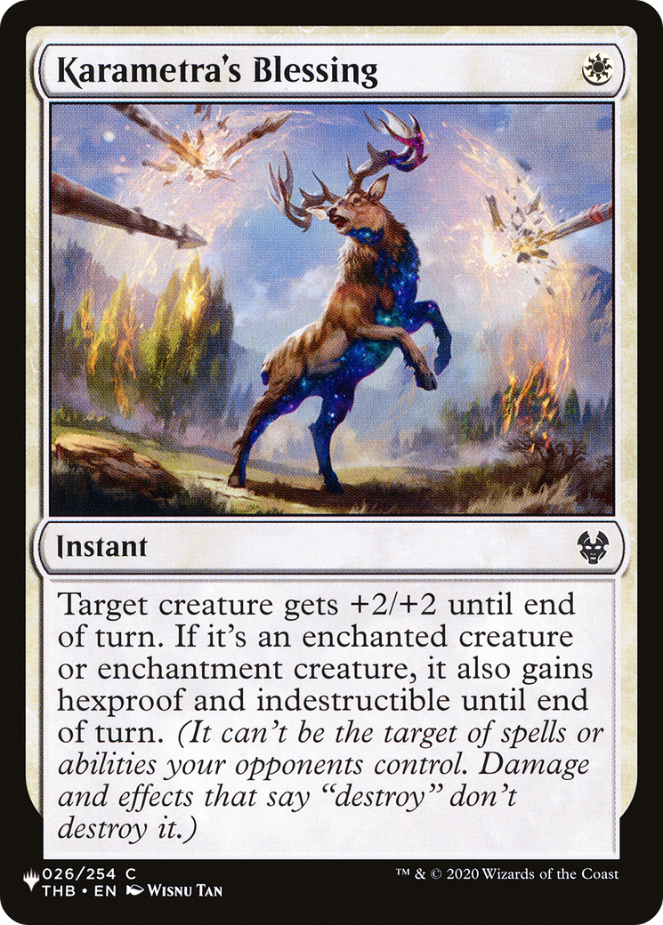 Karametra's Blessing (LIST-026/254) [The List]