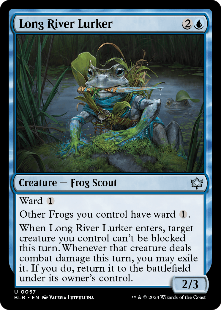 Long River Lurker (BLB-057) [Bloomburrow] Foil