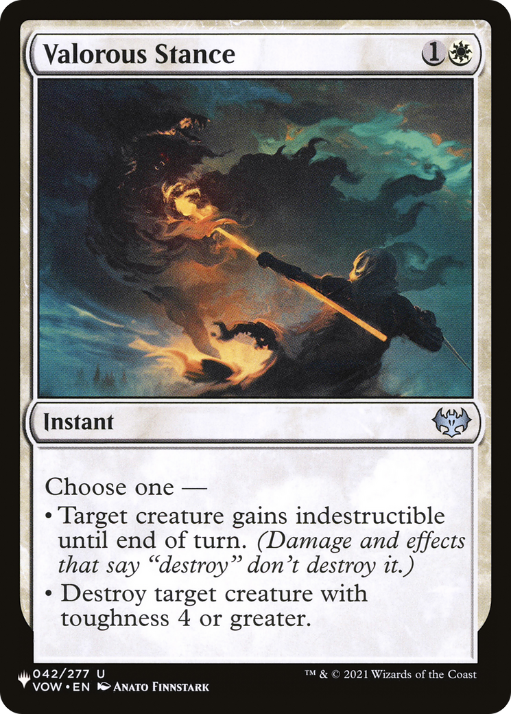Valorous Stance (VOW) (LIST-042/277) [The List]