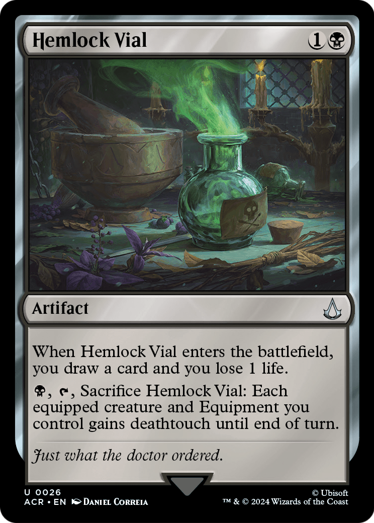 Hemlock Vial (ACR-026) [Assassin's Creed] Foil