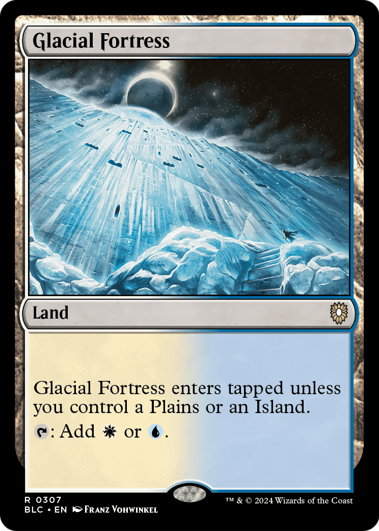 Glacial Fortress (BLC-307) [Bloomburrow Commander]