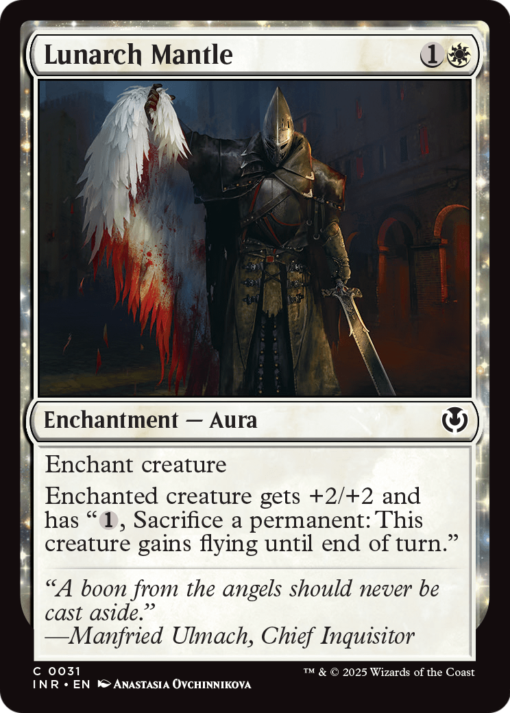 Lunarch Mantle (INR-031) [Innistrad Remastered] Foil