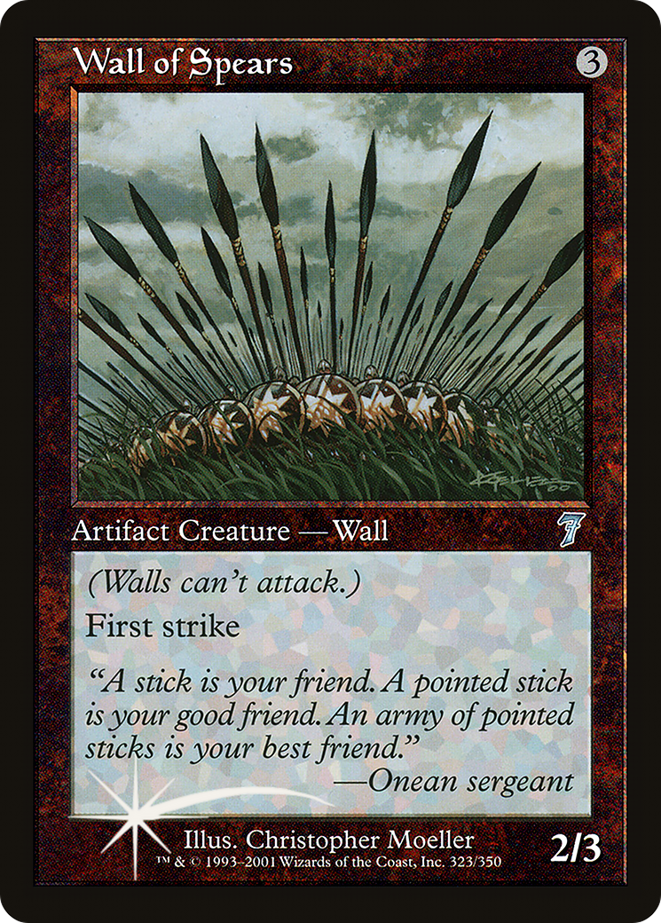 Wall of Spears (7ED-323) [7th Edition]