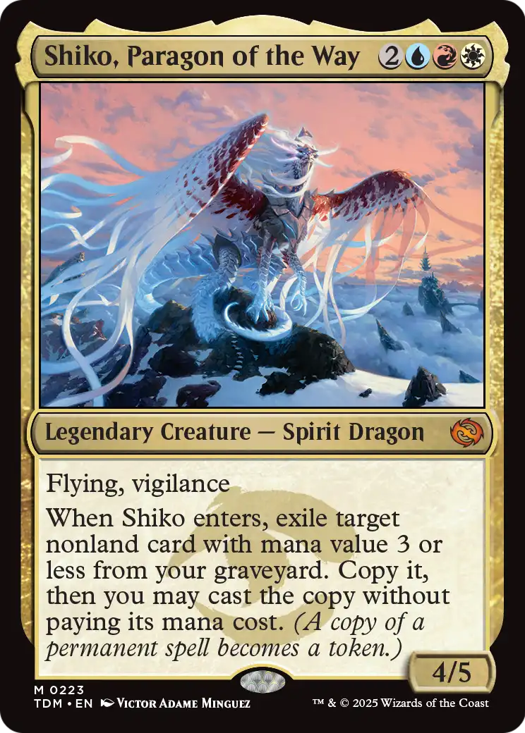 Shiko, Paragon of the Way (TDM-223) [Tarkir: Dragonstorm]