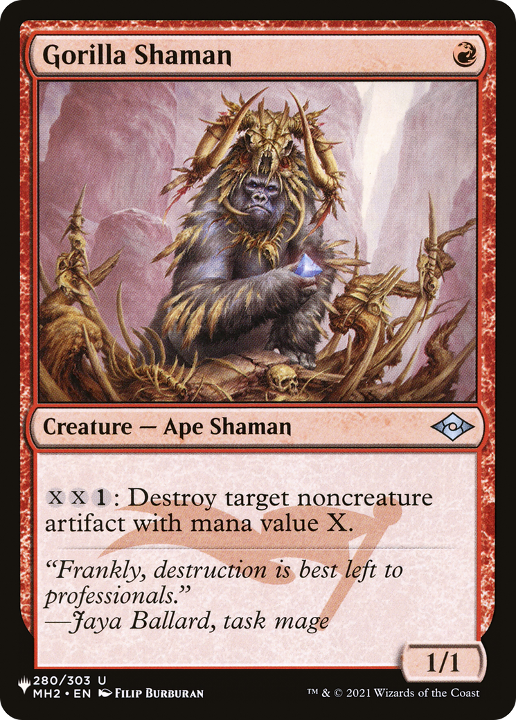 Gorilla Shaman (LIST-280/303) [The List]