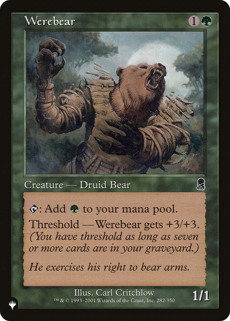 Werebear (LIST-282/350) [The List]
