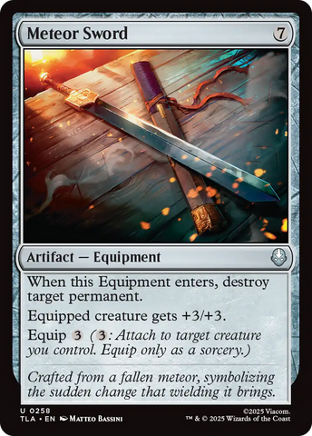 Meteor Sword [Avatar: The Last Airbender]