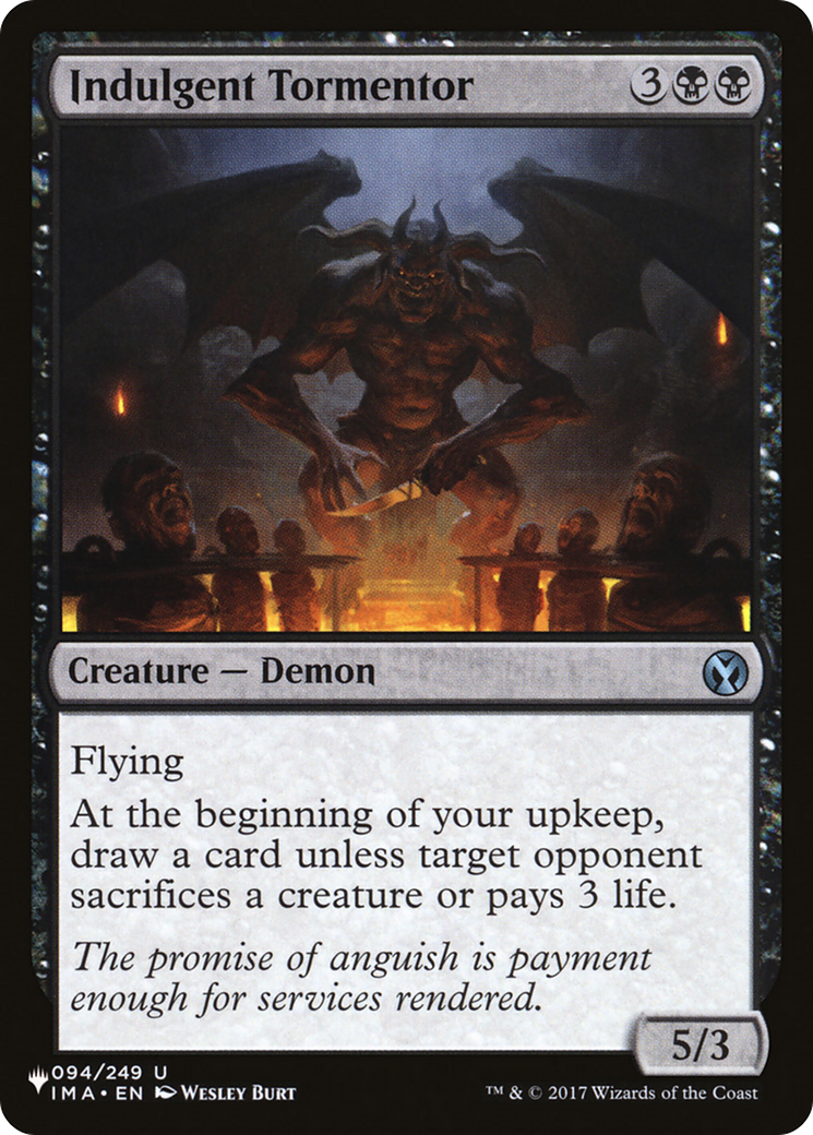 Indulgent Tormentor (LIST-094/249) [The List]