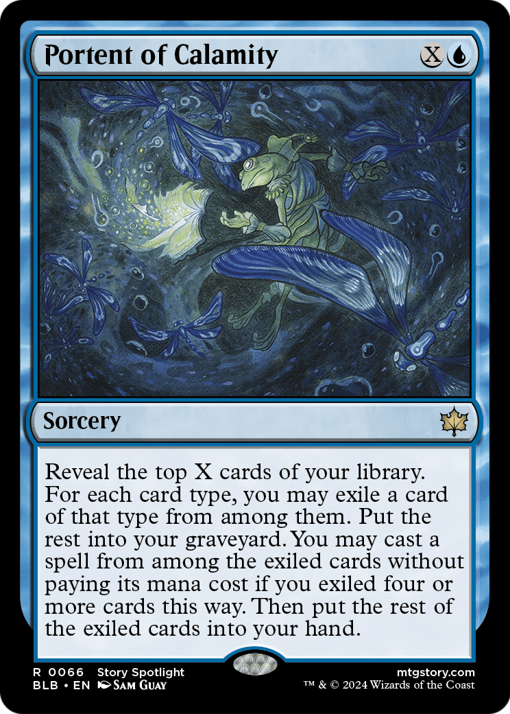 Portent of Calamity (BLB-066) [Bloomburrow] Foil