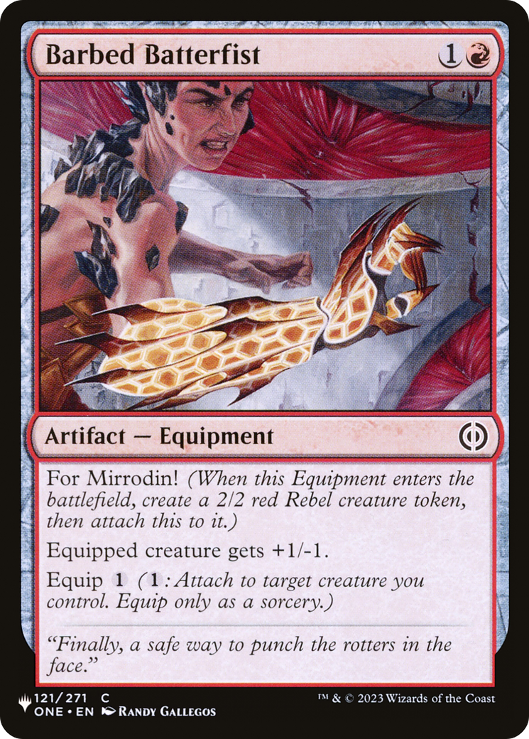 Barbed Batterfist (LIST-121/271) [The List]
