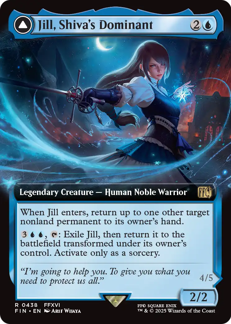 Jill, Shiva's Dominant (Extended Art) (FIN-438) [FINAL FANTASY] Foil