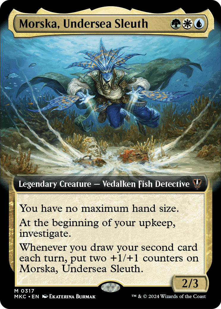 Morska, Undersea Sleuth (Extended Art) (MKC-317) [Murders at Karlov Manor Commander]