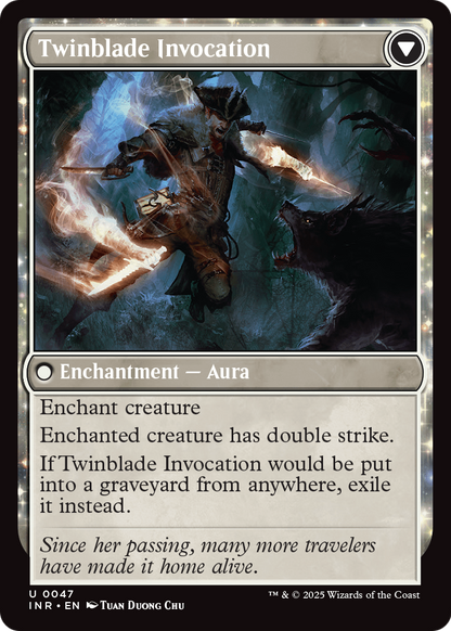 Twinblade Geist (INR-047) [Innistrad Remastered] Foil
