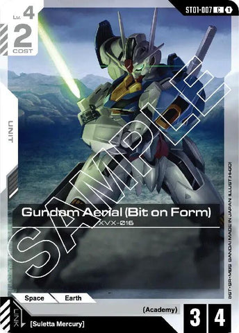 Gundam Aerial (Bit on Form) — Starter Deck 01: Heroic Beginnings [ST01]