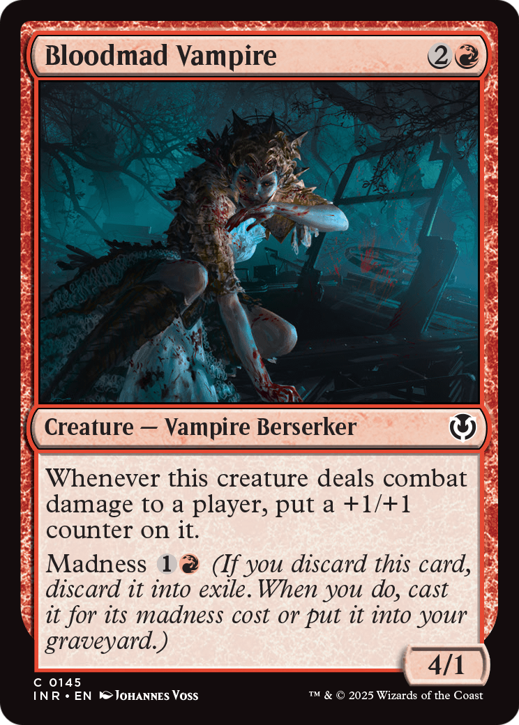 Bloodmad Vampire (INR-145) [Innistrad Remastered] Foil