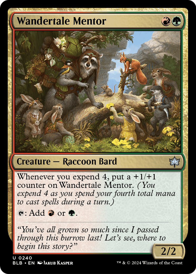 Wandertale Mentor (BLB-240) [Bloomburrow]