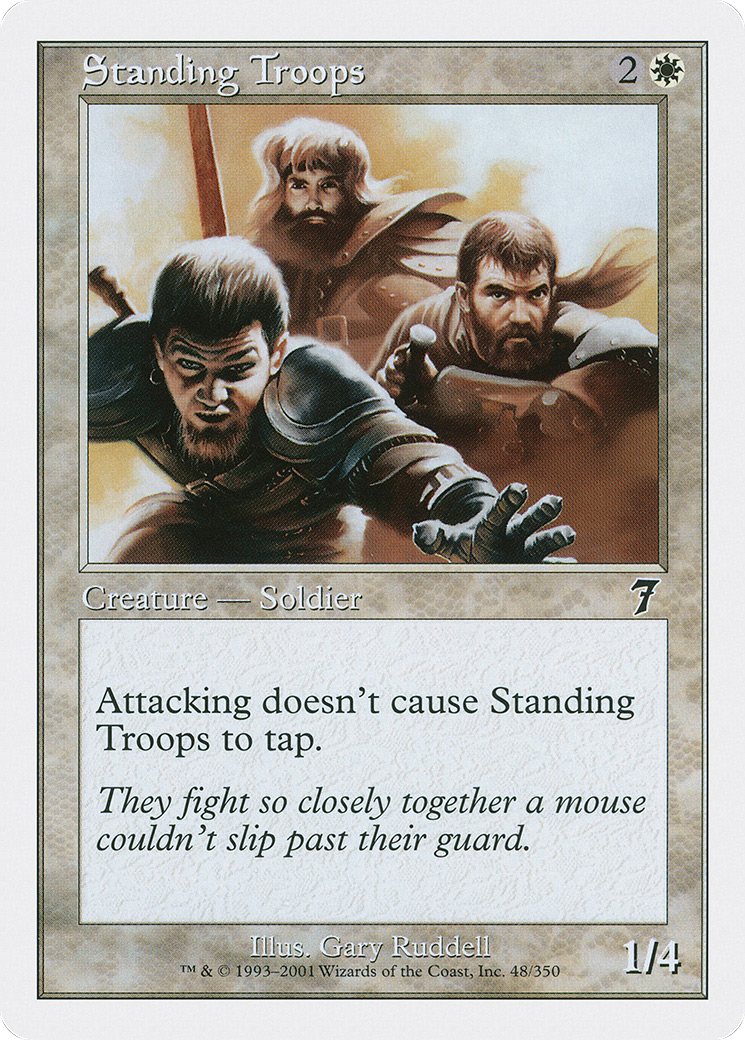 Standing Troops (7ED-048) [7th Edition]