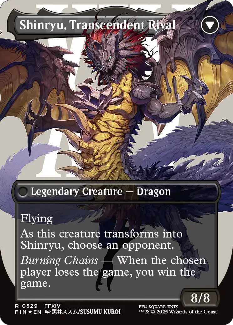 Zenos yae Galvus (Borderless) (Surge Foil) (FIN-529) [FINAL FANTASY] Foil