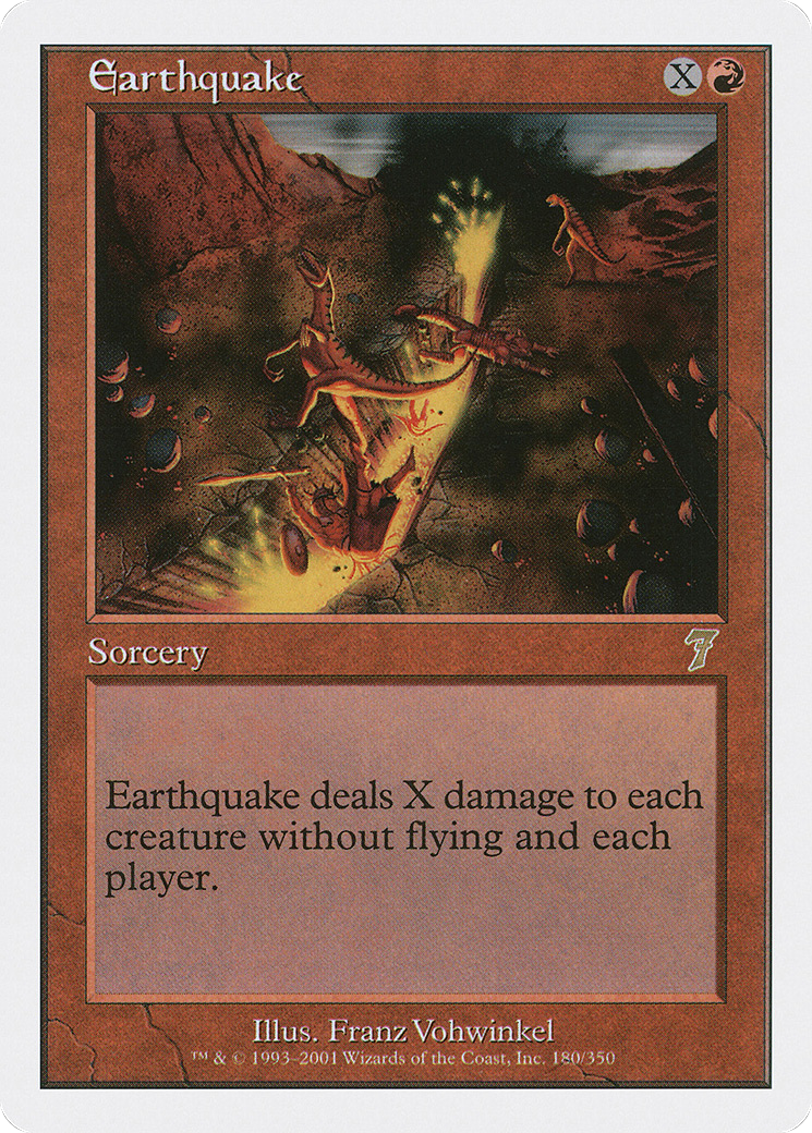 Earthquake (7ED-180) [7th Edition] Foil