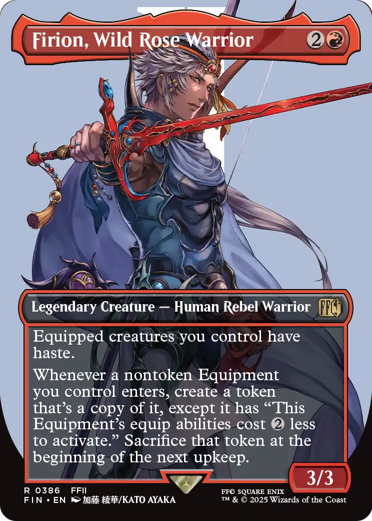 Firion, Wild Rose Warrior (Borderless) (FIN-386) [FINAL FANTASY]