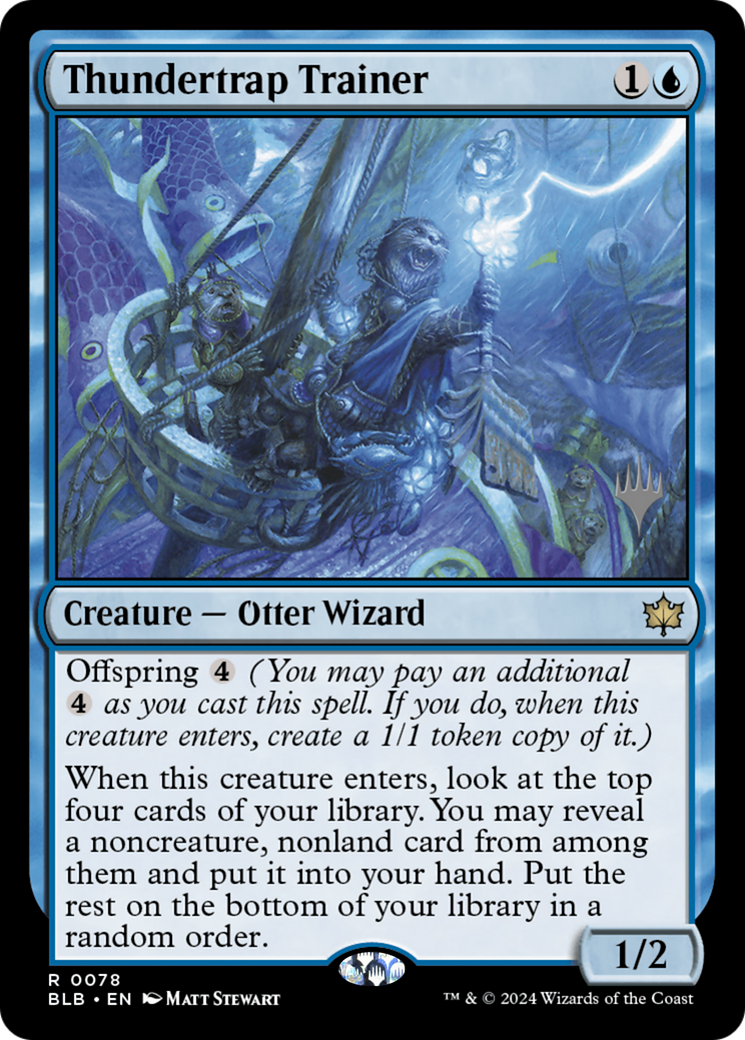 Thundertrap Trainer (PPBLB-078) [Promo Pack: Bloomburrow Promos] Foil