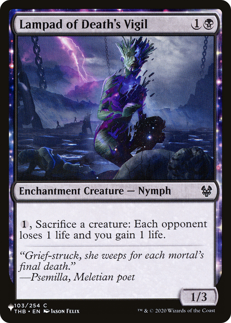 Lampad of Death's Vigil (LIST-103/254) [The List]