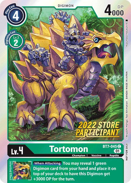 Tortomon [BT7-045] (2022 Store Participant) [Next Adventure Promos]