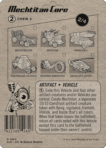 Mechtitan Core (SLD-1965) (Borderless) [Secret Lair Drop] Foil