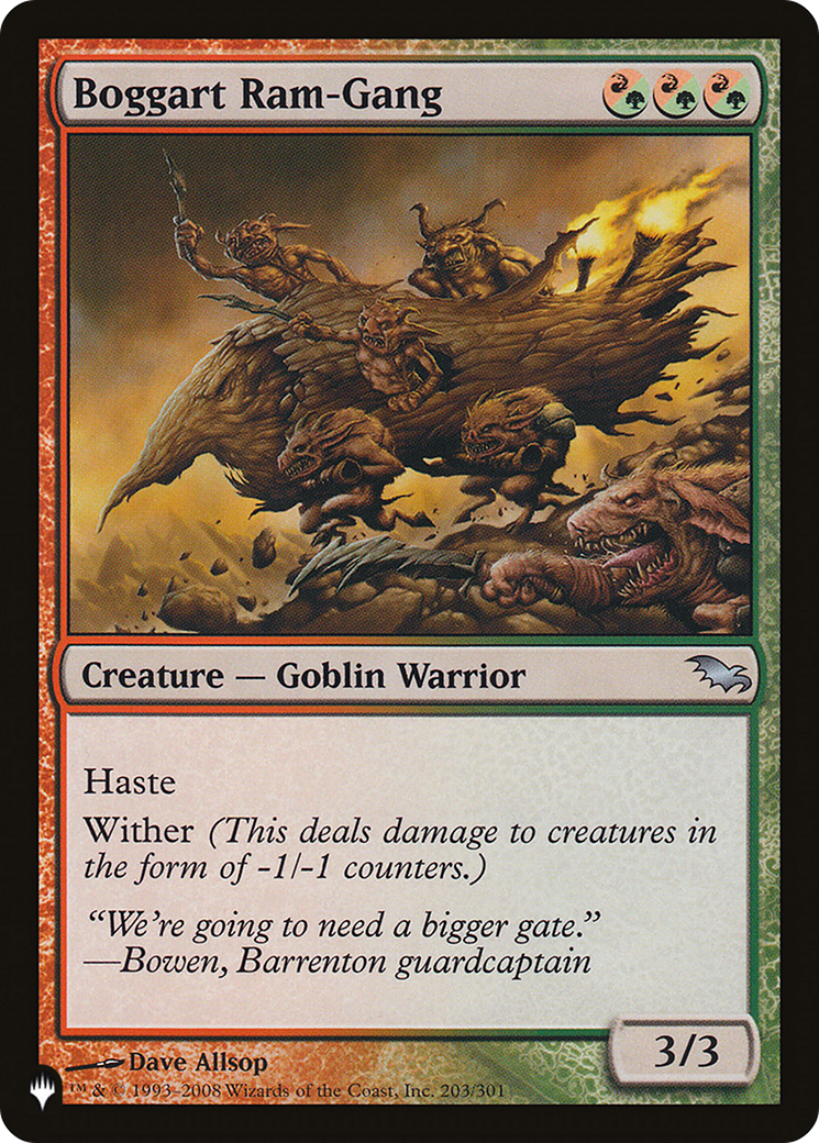 Boggart Ram-Gang (LIST-203/301) [The List]