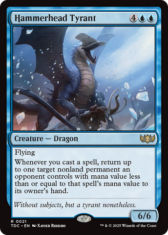 Hammerhead Tyrant [Tarkir: Dragonstorm Commander]