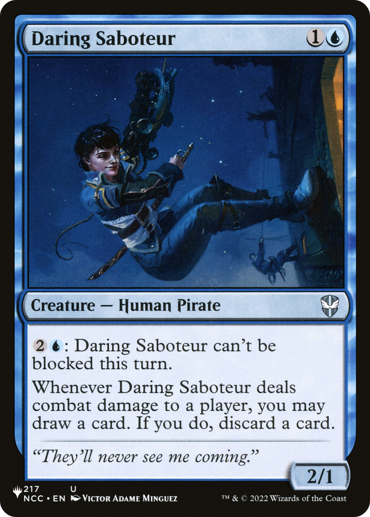 Daring Saboteur (LIST-217/093) [The List]